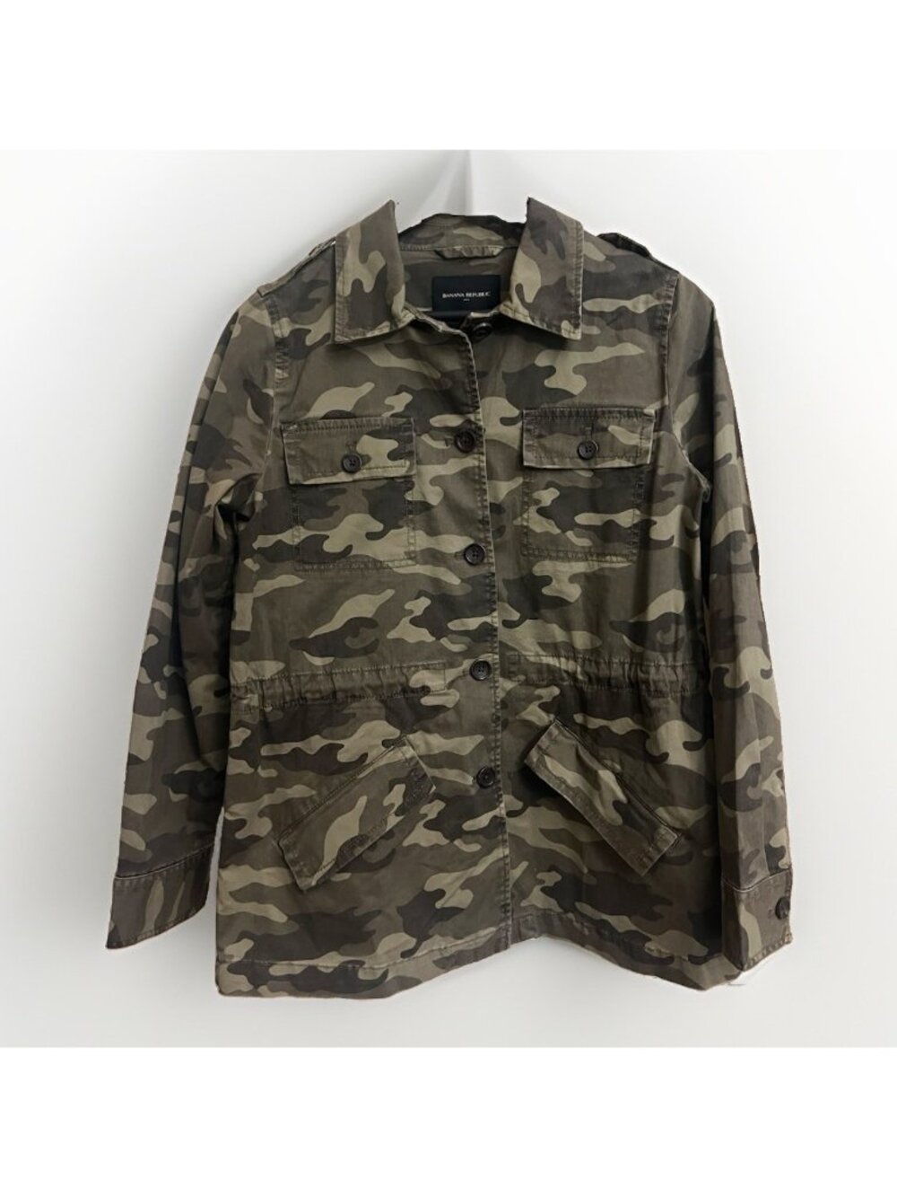 Banana Republic Women's Camo Utility Field Jacket Size S NWT.     I